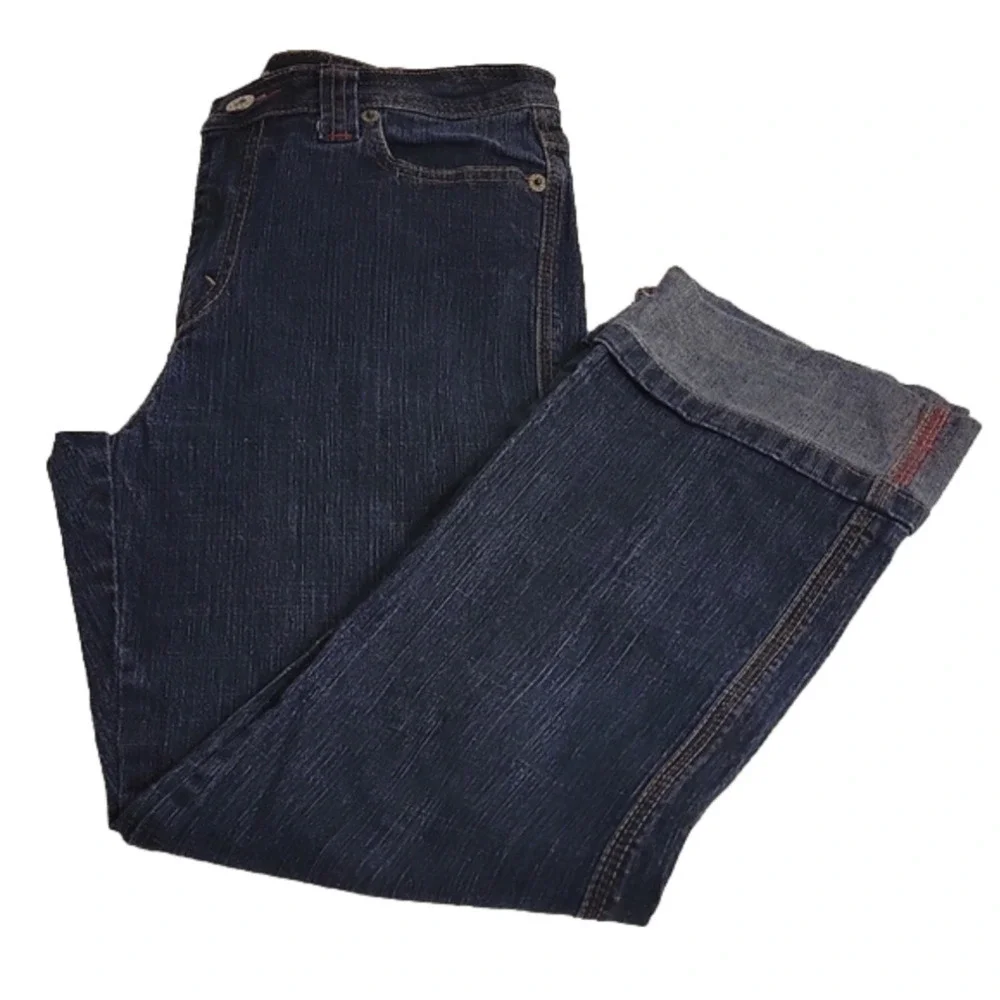 KIKIT Jeans Maurice Sasson Cuffed Size 4 Excellent Like New Conditon